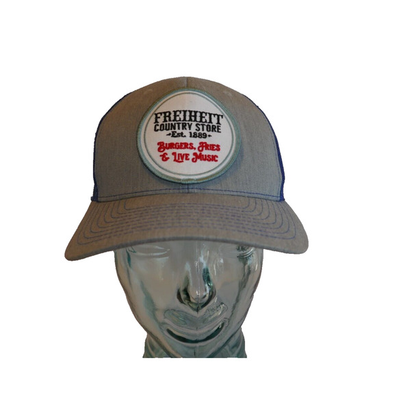 Freiheit Country Store Blue Mesh Snapback Hat Cap - Picture 3 of 9